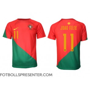 Portugal Joao Felix #11 Hemma Matchtröja VM 2022 Kortärmad